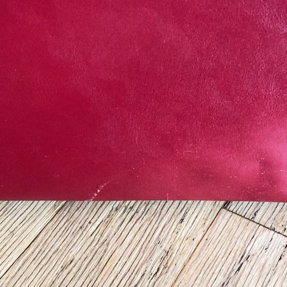 Nine West deep red media bag. 14”x10”x5”. Black interior - Picture 12 of 12